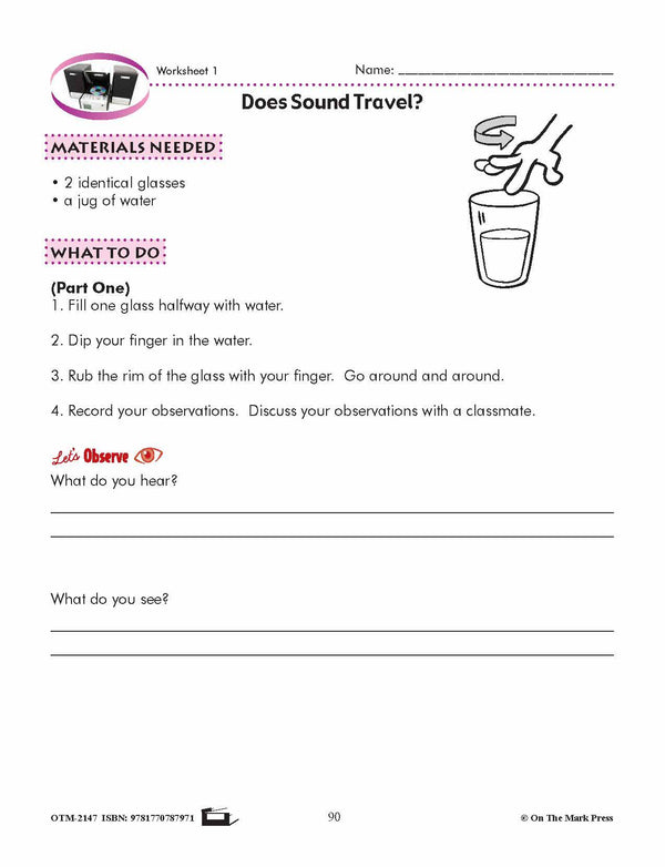 Sound Travels Lesson Plan Grade 4