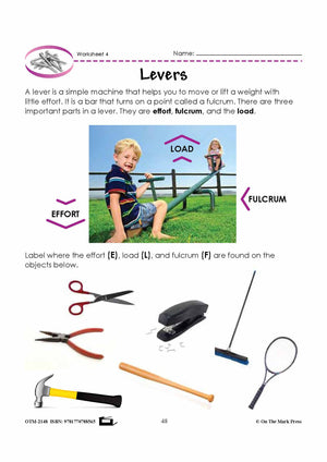 Screw & Lever (Simple Machines - Part Two) Grade 5 Lesson with Experiments