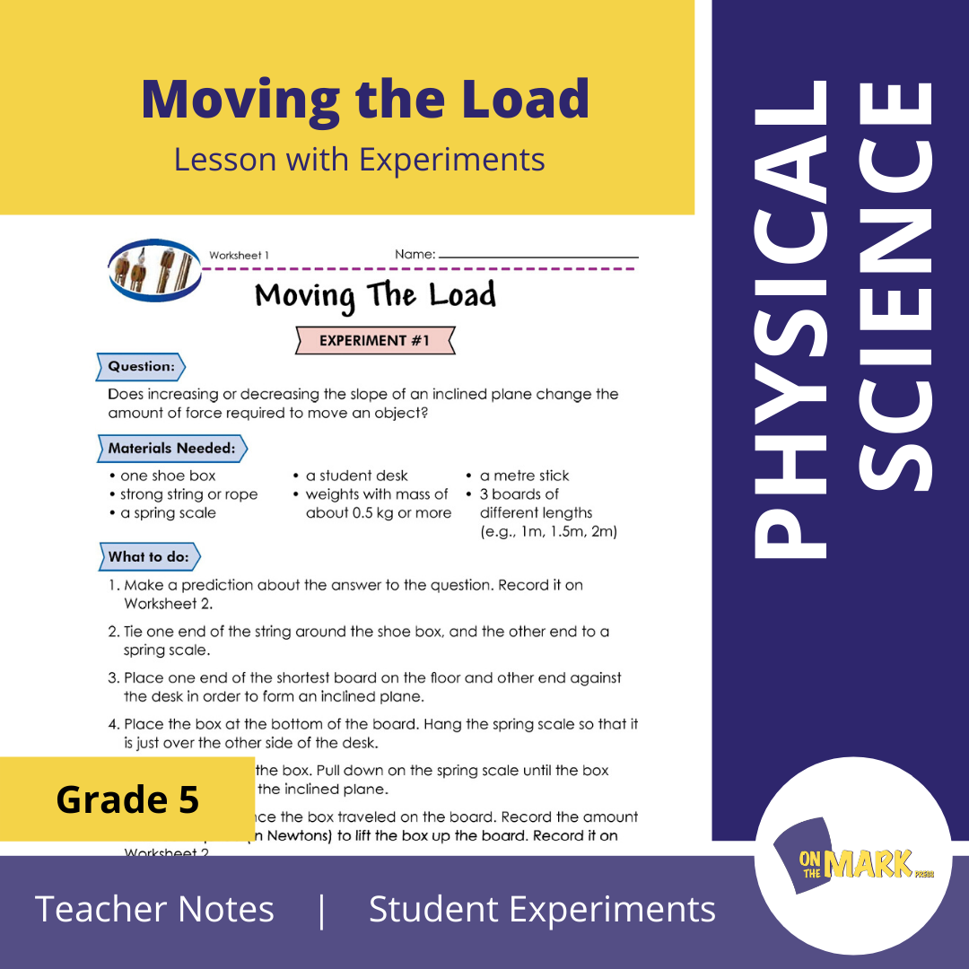 Moving the Load Grade 5 Lesson with Experiments