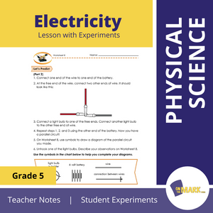Electricity Grade 5 Lesson with Experiments