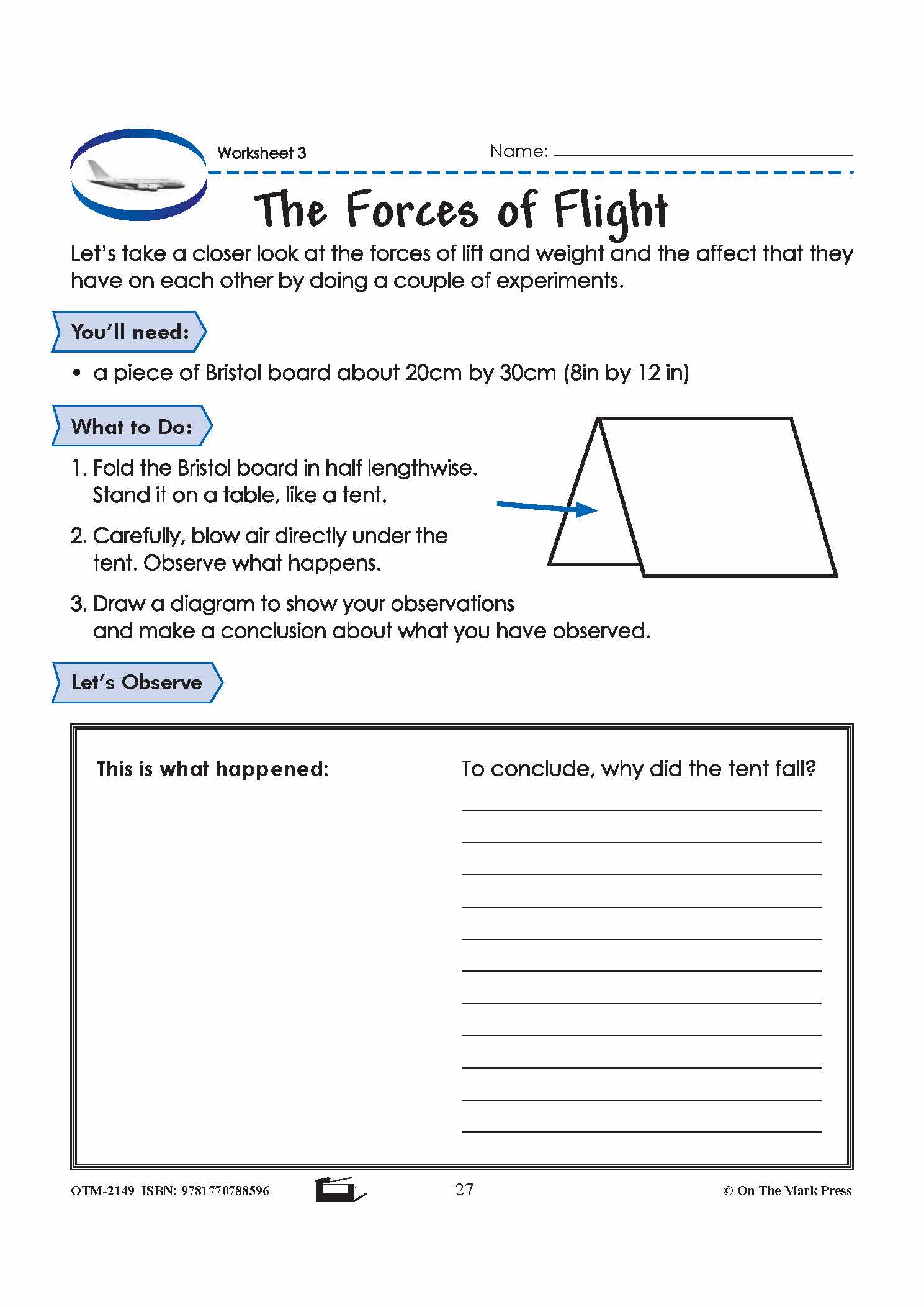 Grade 6 Science Worksheets Flight Manitoba Grade 6 Science Cluster 2