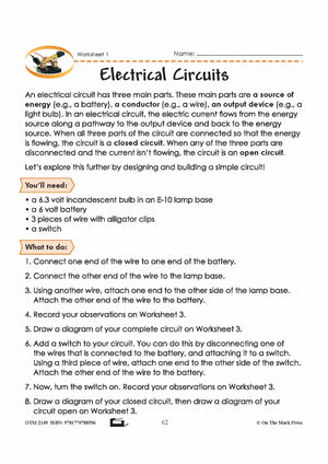 Circuitry Grade 6 Lesson with Experiments