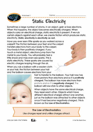 Static Electricity Grade 6 Lesson with Experiments