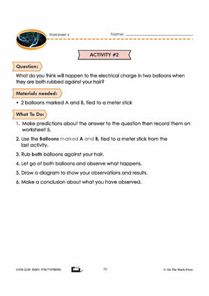 Static Electricity Grade 6 Lesson with Experiments