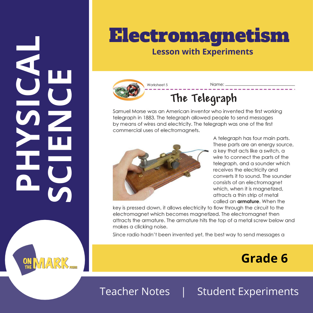 Electromagnetism Grade 6 Lesson with Experiments