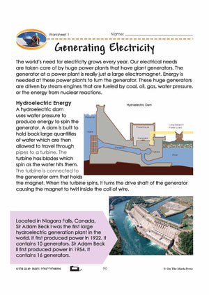 Energy Sources Grade 6 Lesson with Experiments