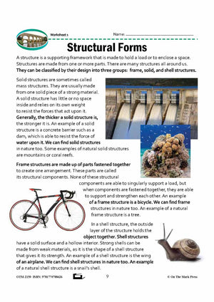 Structural Forms Grade 7 Lesson with Experiments