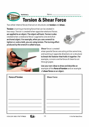 Forces on Structures Grade 7 Lesson with Experiments