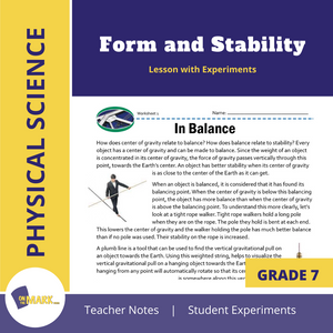 Form and Stability Grade 7 Lesson with Experiments