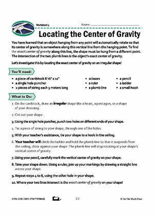 Form and Stability Grade 7 Lesson with Experiments