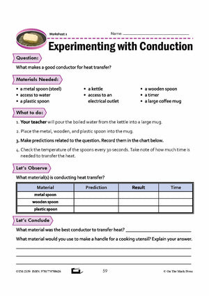 Heat Transfer Grade 7 Lesson with Experiments