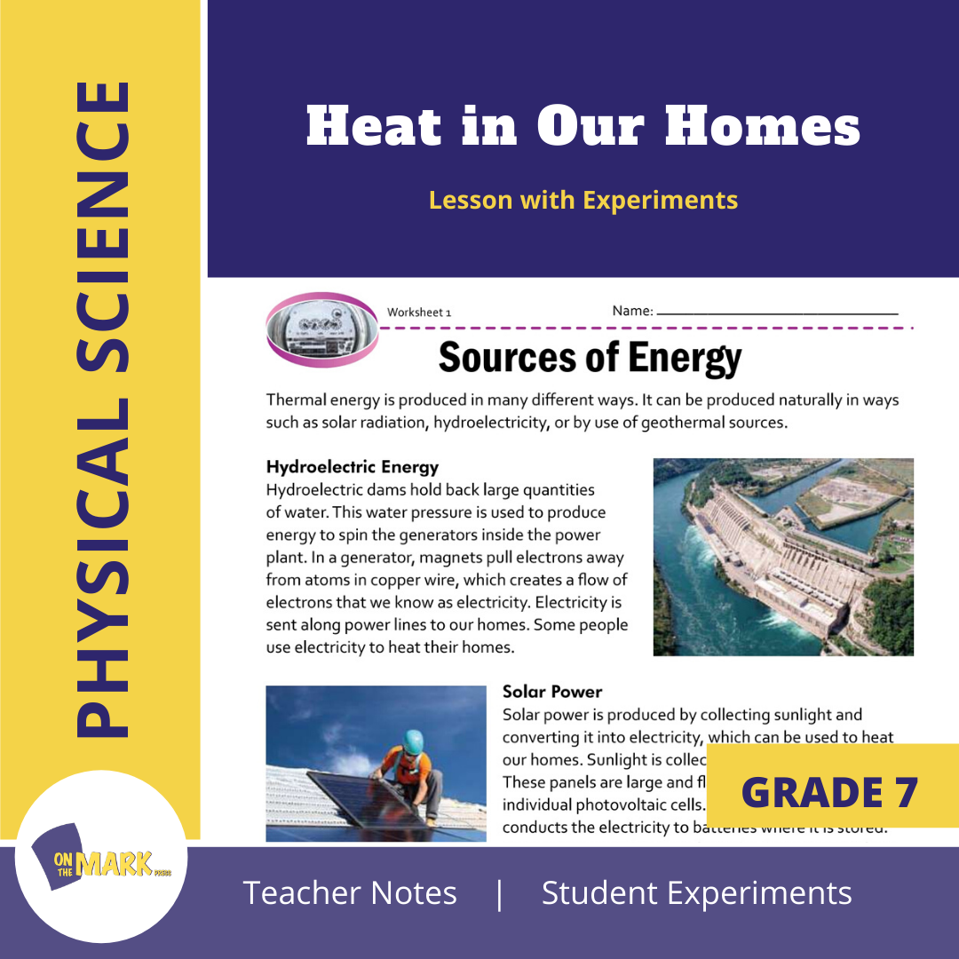 Heat in Our Homes Grade 7 Lesson with Experiments