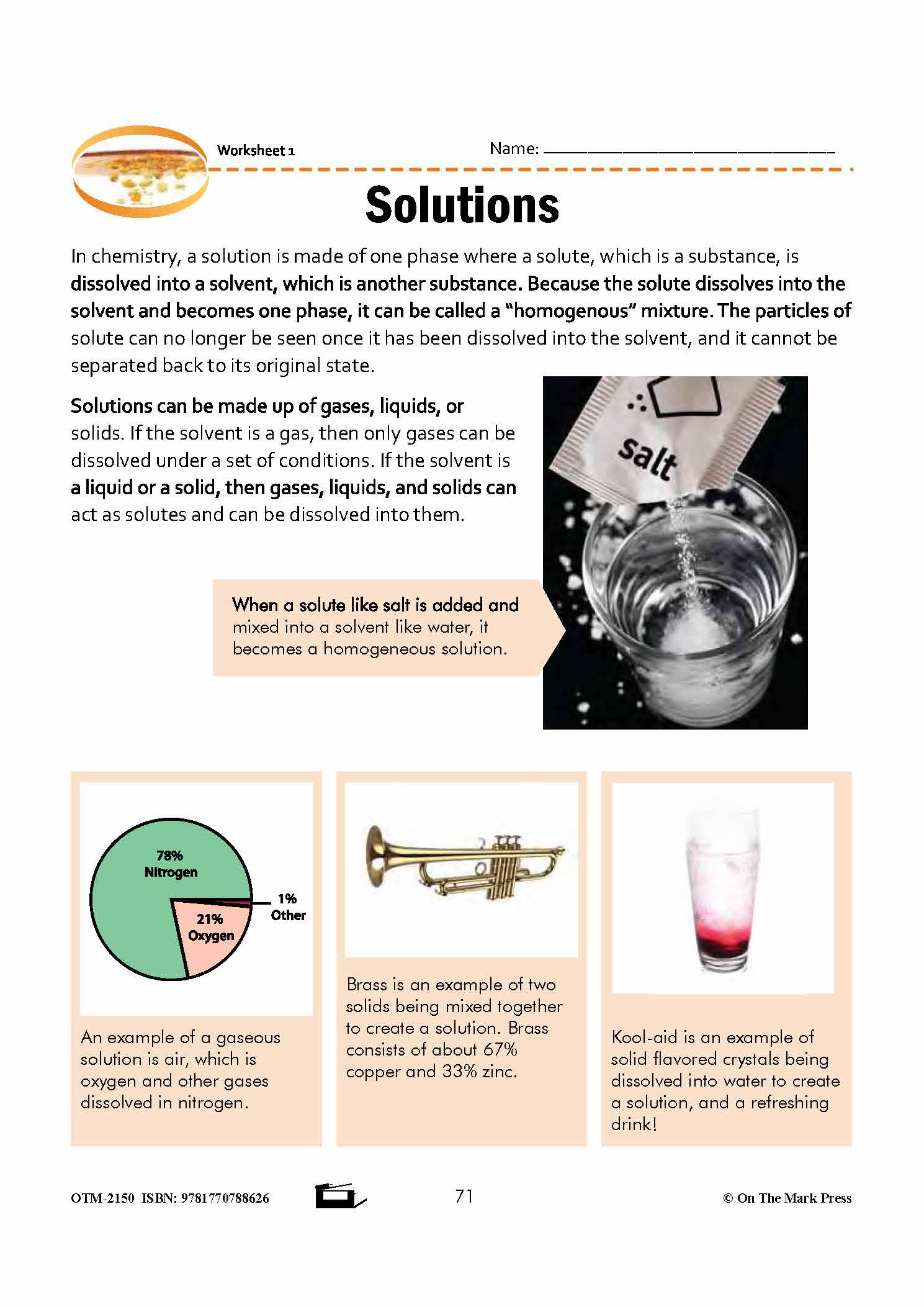 Solutuon Example Saturated Solution Example And Unsaturated Solution Example