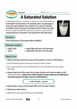 Solutions & Mixtures: The Particle Theory Grade 8 Lesson with Experiments