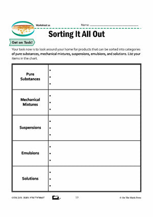 Solutions & Mixtures: The Particle Theory Grade 8 Lesson with Experiments