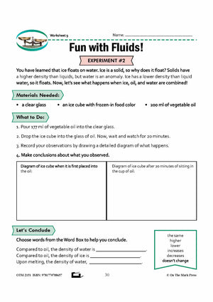 Mass, Volume, Density Grade 8 Lesson with Experiments