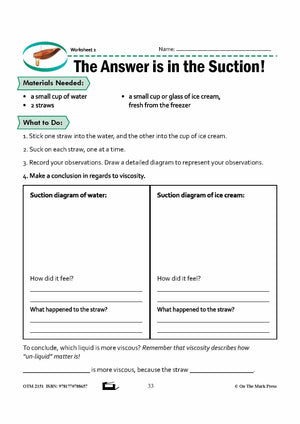 Viscosity Grade 8 Lesson with Experiments