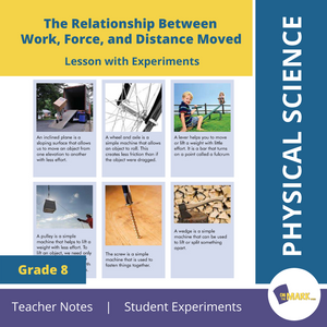 The Relationship Between Work, Force, and Distance Moved Grade 8 Lesson with Experiments