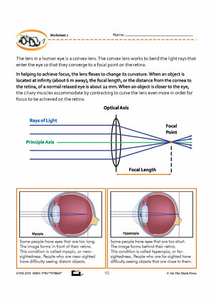 Opitcal Sptectrums Grade 8 Lesson with Experiments