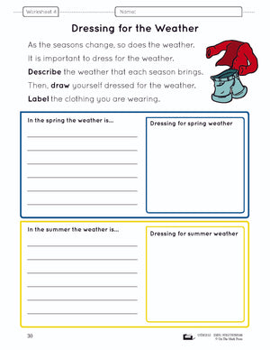 Seasonal Changes Lesson Plan Grade 1