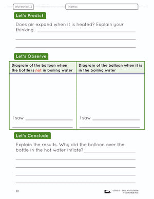 Learning About Air-Part Two Lesson Plan Grade 2