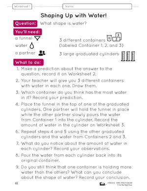 Water Facts Lesson Plan Grade 2