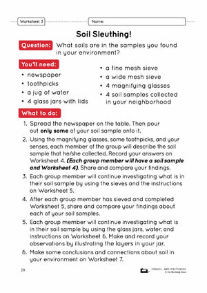 Soils In Your Environment Lesson Plan Grade 3