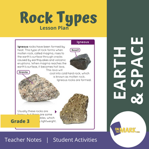 Rock Types Lesson Plan Grade 3