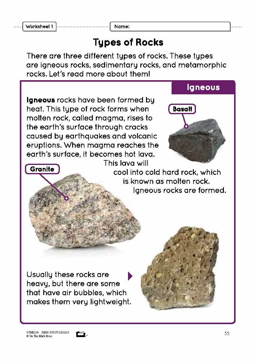 3 Different Types Of Rocks