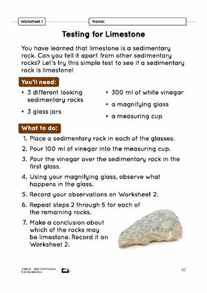 Fun with Rocks Leson Plan Grade 3