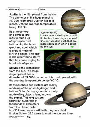 Our Solar System Lesson Plan Grade 3