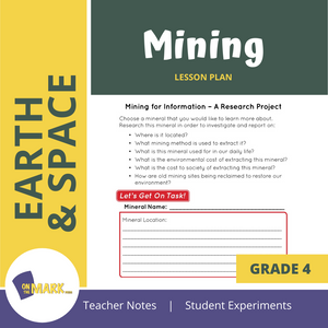 Mining Grade 4 Lesson Plan