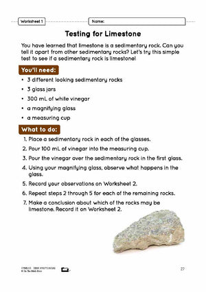 Fun with Rocks Grade 4 Lesson Plan