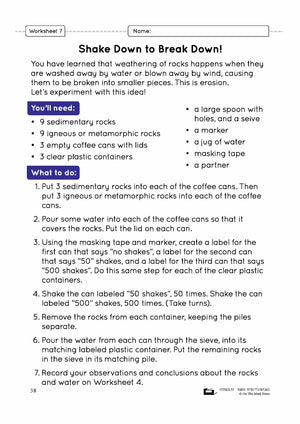 Experimenting with Erosion Grade 4 Lesson Plan