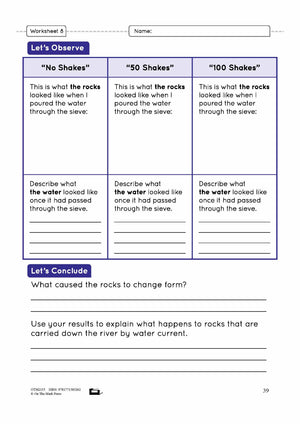 Experimenting with Erosion Grade 4 Lesson Plan