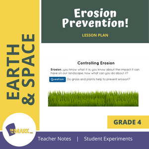 Erosion Prevention!  Grade 4 Lesson Plan