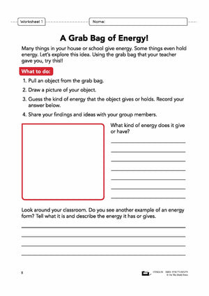 Forms of Energy Grade 5 Lesson Plan