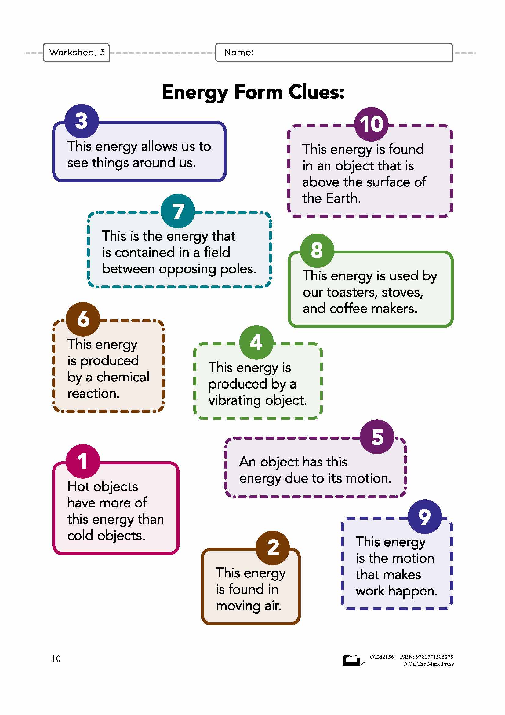 Types Of Energy Lesson Plans Middle School 7 Ideas To Teach Forms Of