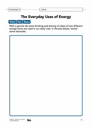 Forms of Energy Grade 5 Lesson Plan