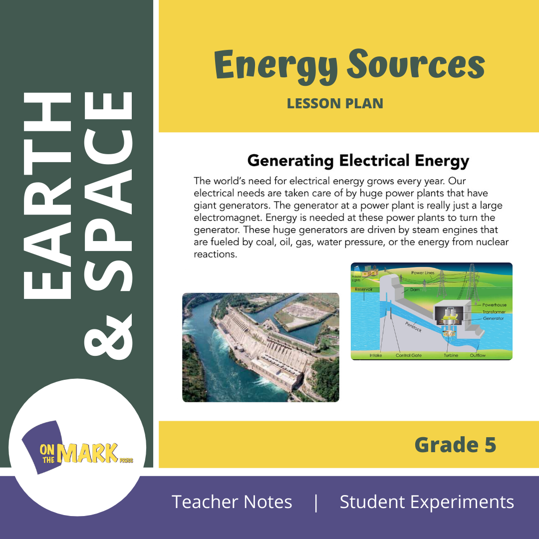 Energy Sources Grade 5 Lesson Plan