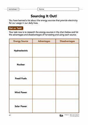 Energy Sources Grade 5 Lesson Plan