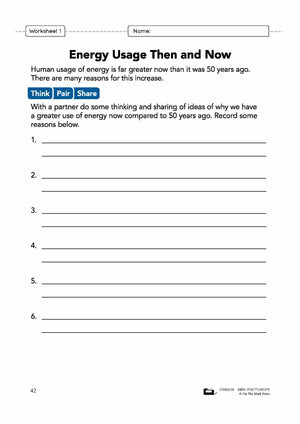 Energy Conservation Grade 5 Lesson Plan