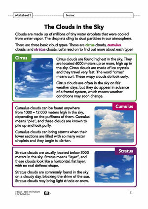 Cloud Formation Grade 5 Lesson Plan