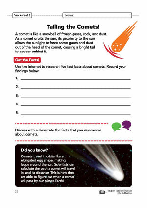 Asteroids, Comets, and Meteoroids Grade 6 Lesson Plan