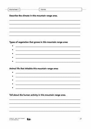 Mountain Formation Grade 7 Lesson Plan