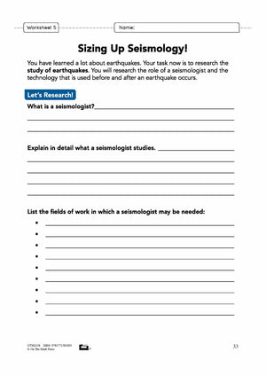 Earthquakes Grade 7 Lesson Plan