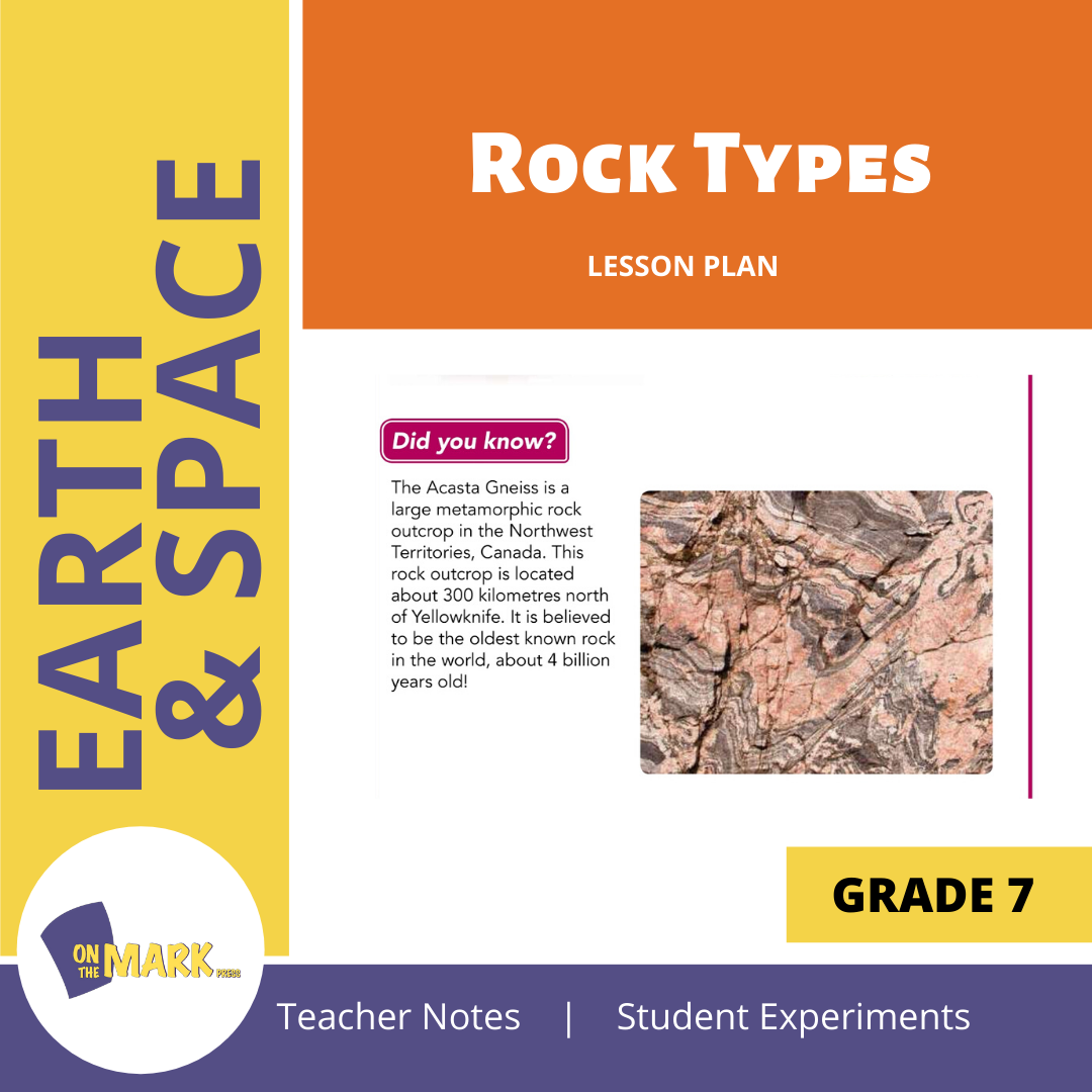 Rock Types Grade 7 Lesson Plan