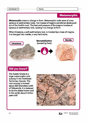 Rock Types Grade 7 Lesson Plan