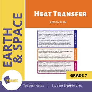 Heat Transfer Grade 7 Lesson Plan
