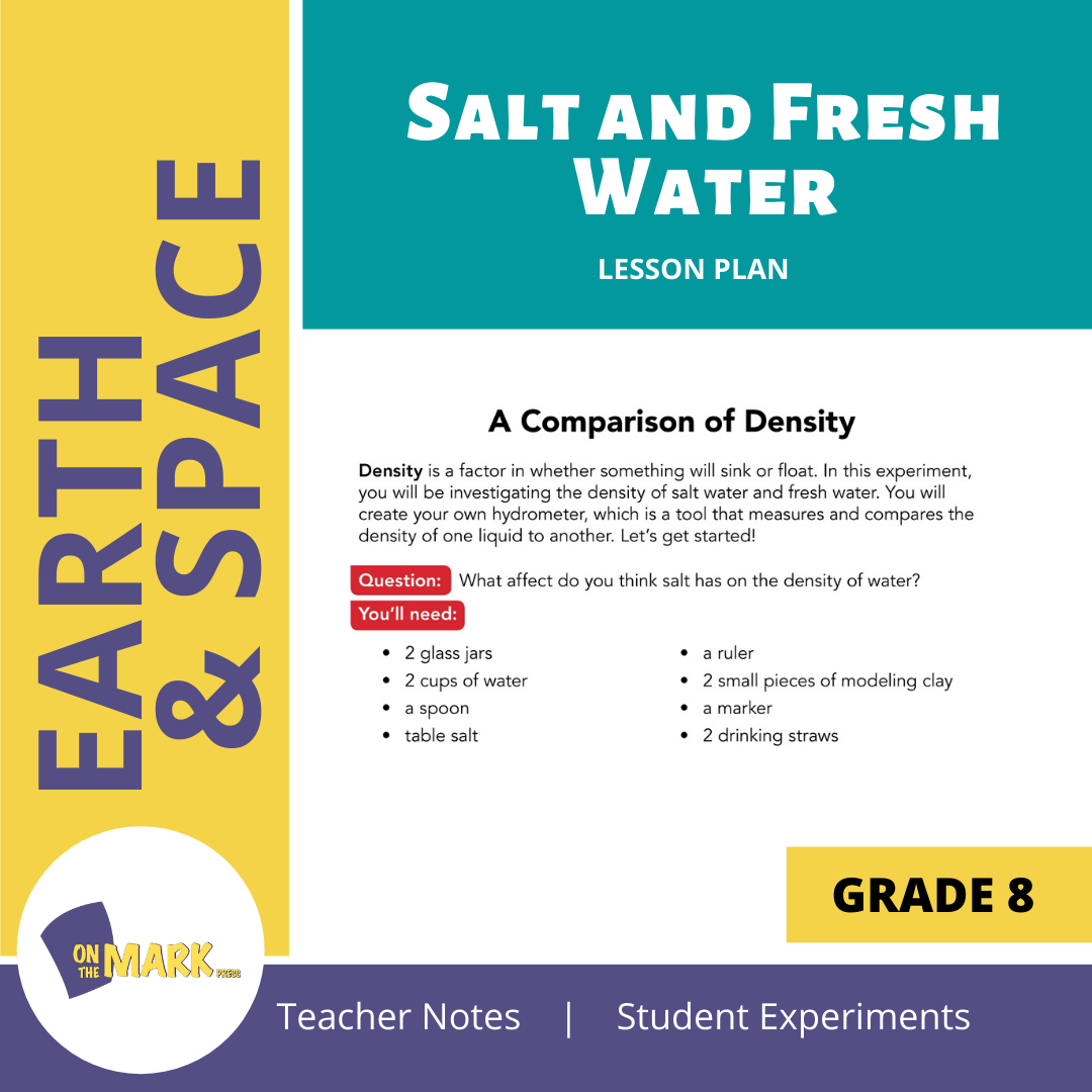 Salt and Fresh Water Grade 8 Lesson Plan